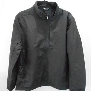Men's Black Sports Soft Shell Lightweight Waterproof Rain Jacket Size-XL-NEW